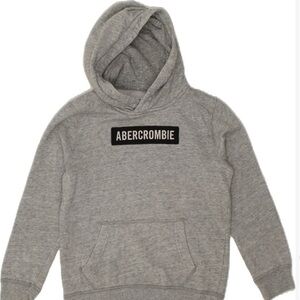 Abercrombie & Fitch Kids Heather Gray Hoodie